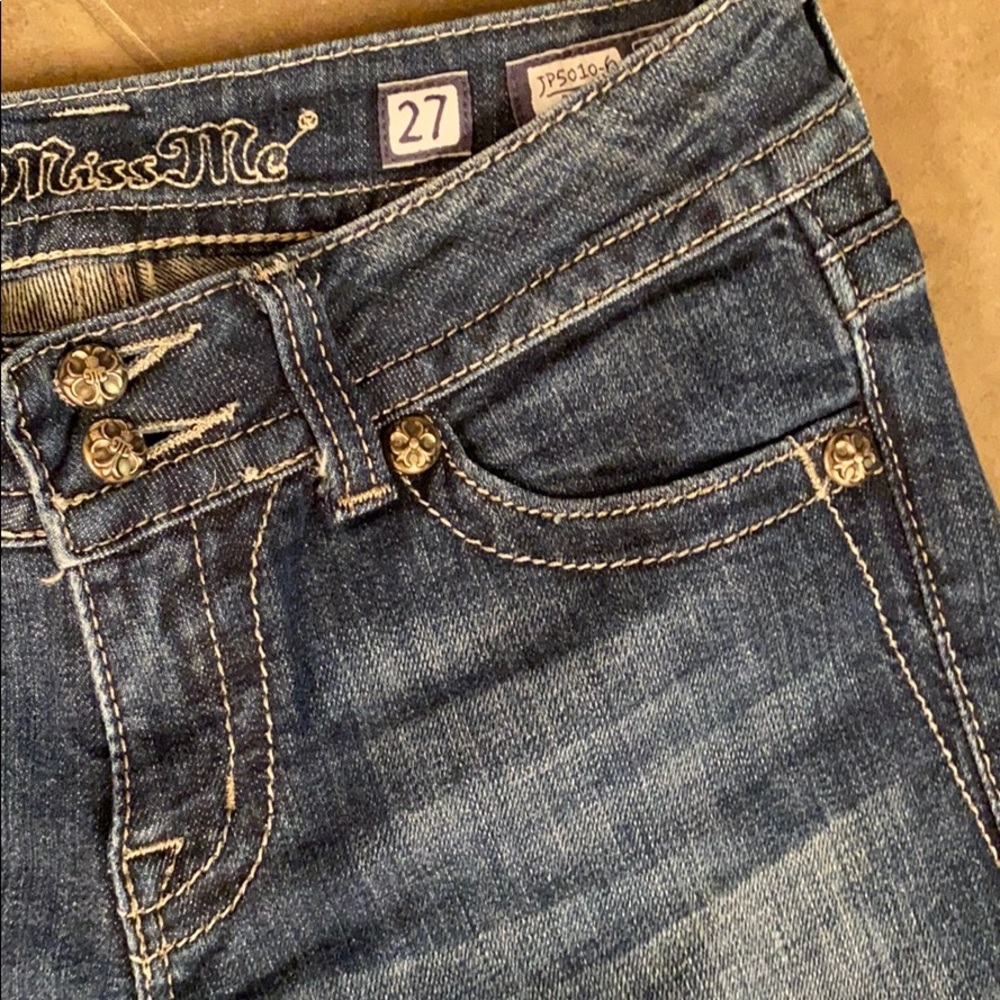 Miss Me jeans with silver bling. - Picture 4 of 13
